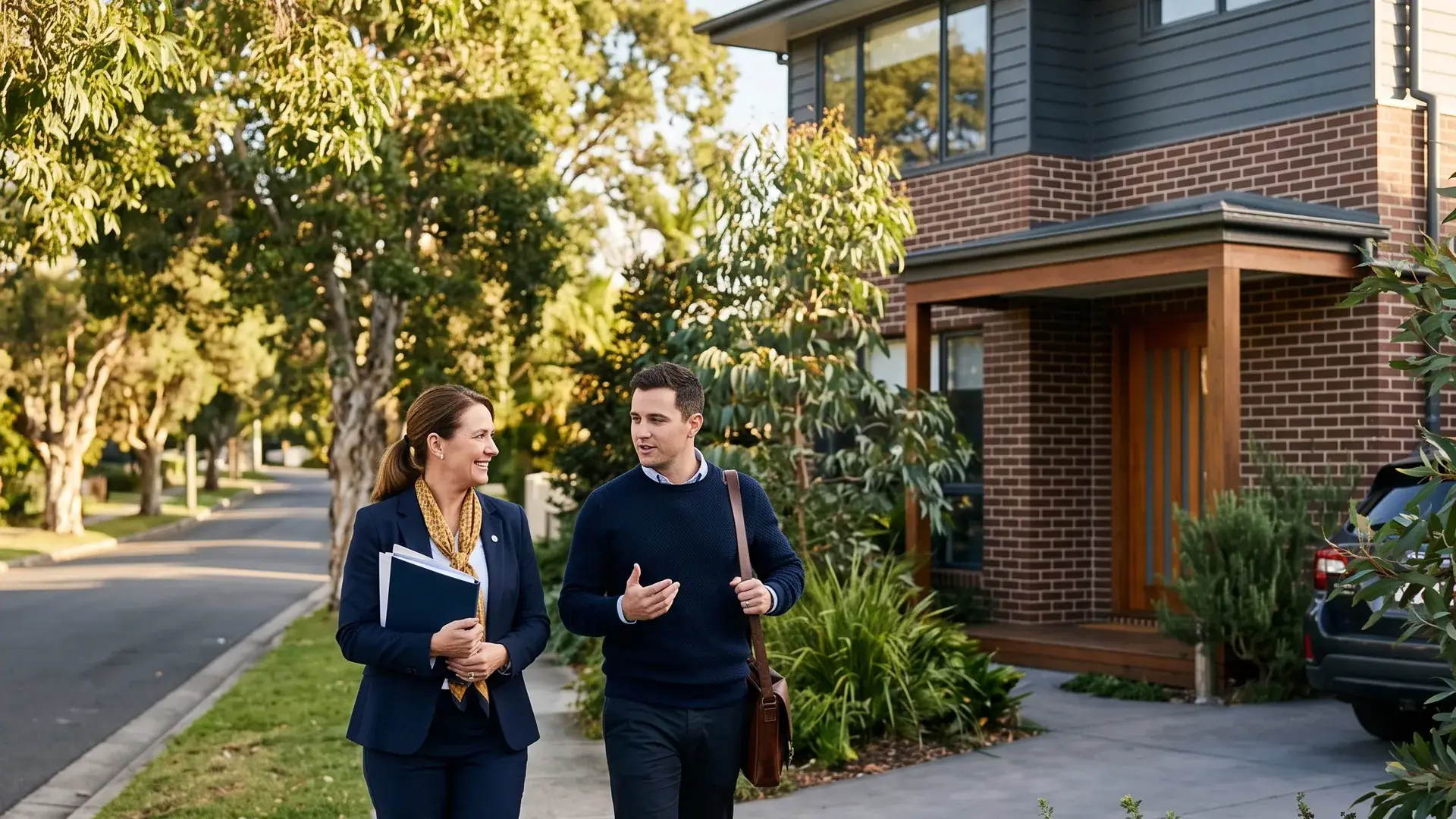 Newcastle property street scene for home loan planning